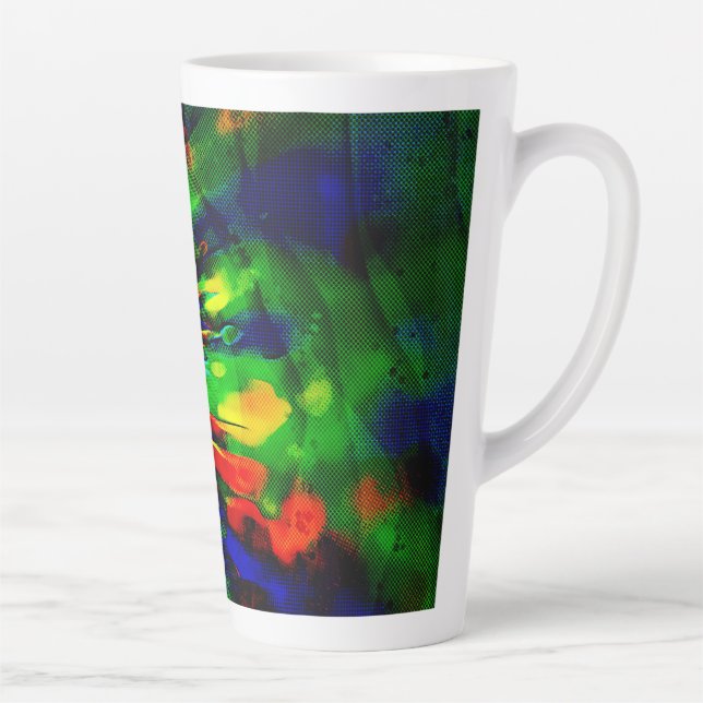 Taza De Café Latte Explosión en el arco iris (Derecha)