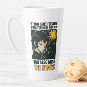 Taza De Café Latte Extrañar las estrellas