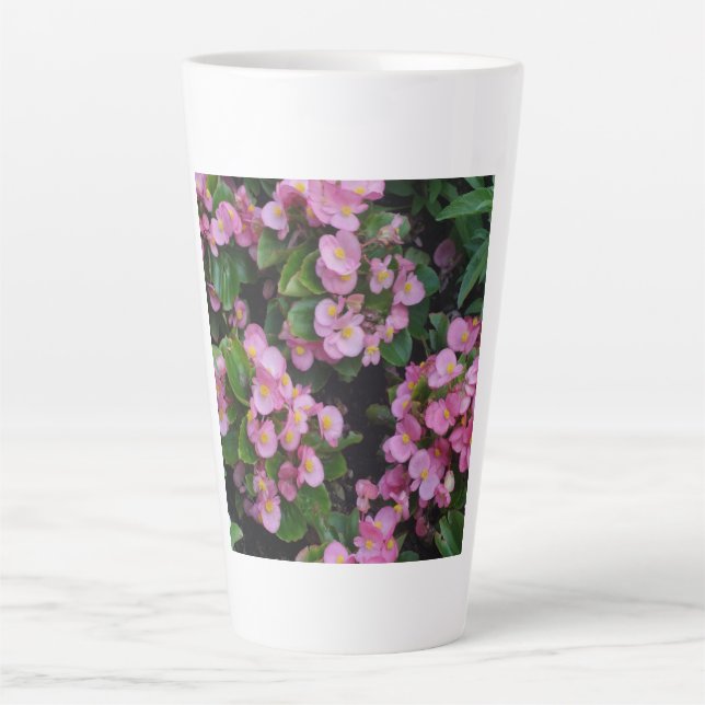 Taza De Café Latte fabulosa foto de jardín 621-1 (Anverso)