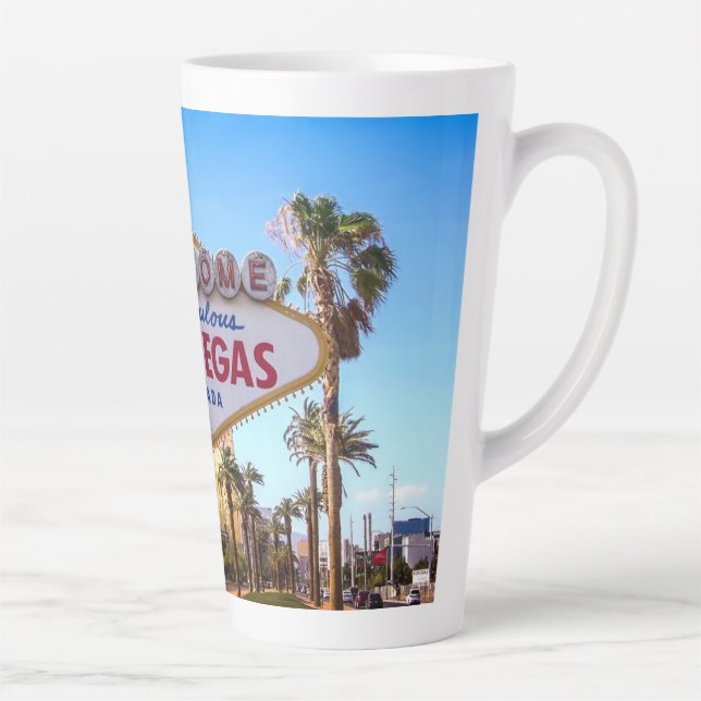 Taza De Café Latte Fabuloso Las Vegas Nevada (Derecha)