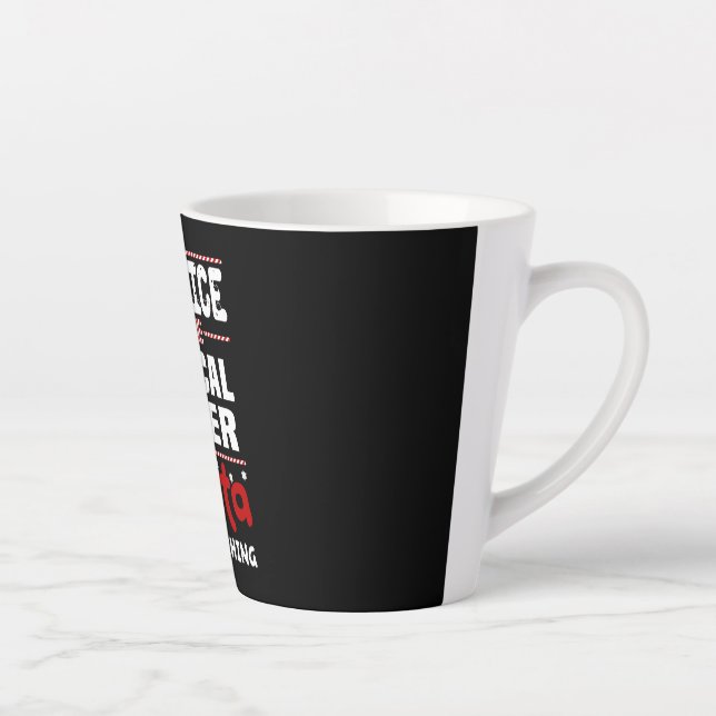 Taza De Café Latte Facturación médica (Derecha)