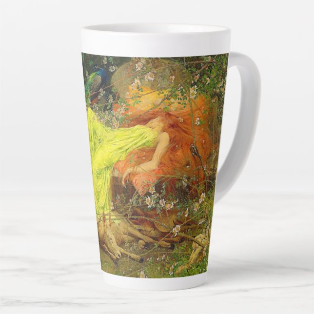 Taza De Café Latte Fairy Tale Arthur Wardle (Ángulo derecho)