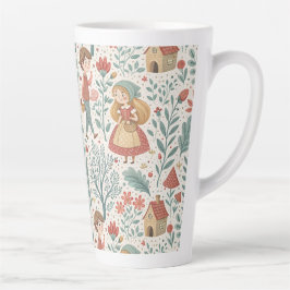 Taza De Café Latte Fairytale Forest Walk Mug