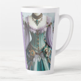 Taza De Café Latte Fairytale Spring Pastel Floral Gown