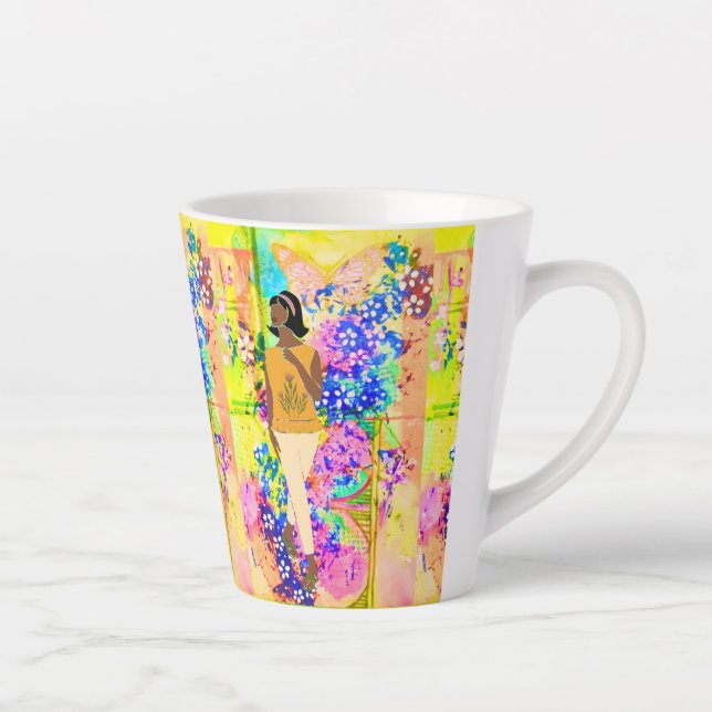 Taza De Café Latte Faith Walk (Derecha)