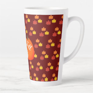 Taza De Café Latte Fall/autumn/pumpkin  latte mug