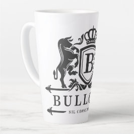 Taza De Café Latte Familia Real Bullock Latte Mug
