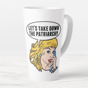 Taza De Café Latte Famosa Pop Art Anti Patriarcado Retro Mujeres