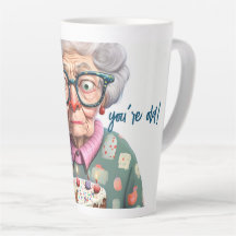 Famoso Gato Gato Birthday Latte Mug