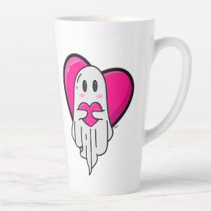 Taza De Café Latte Fantasma de amor fantasmal