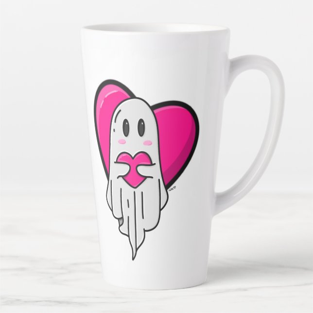 Taza De Café Latte Fantasma de amor fantasmal (Derecha)