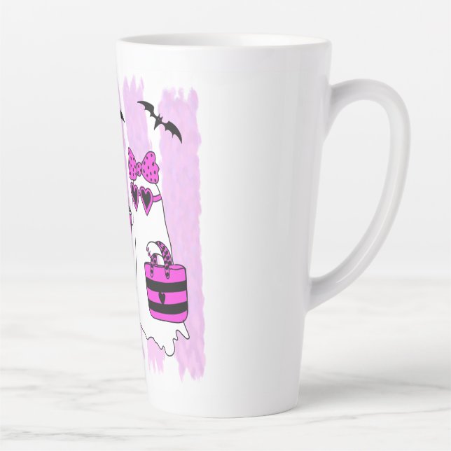 Taza De Café Latte Fashion Ghost (Derecha)