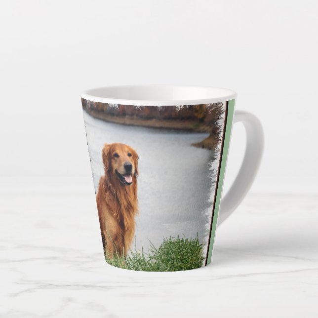 Taza De Café Latte Fe inquebrantable Inspiradora (Ángulo derecho)