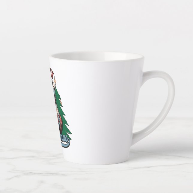 Taza De Café Latte Feelin’ Jolly Christmas Sant (Derecha)