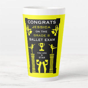 Taza De Café Latte Felicitaciones al Ballet Dance