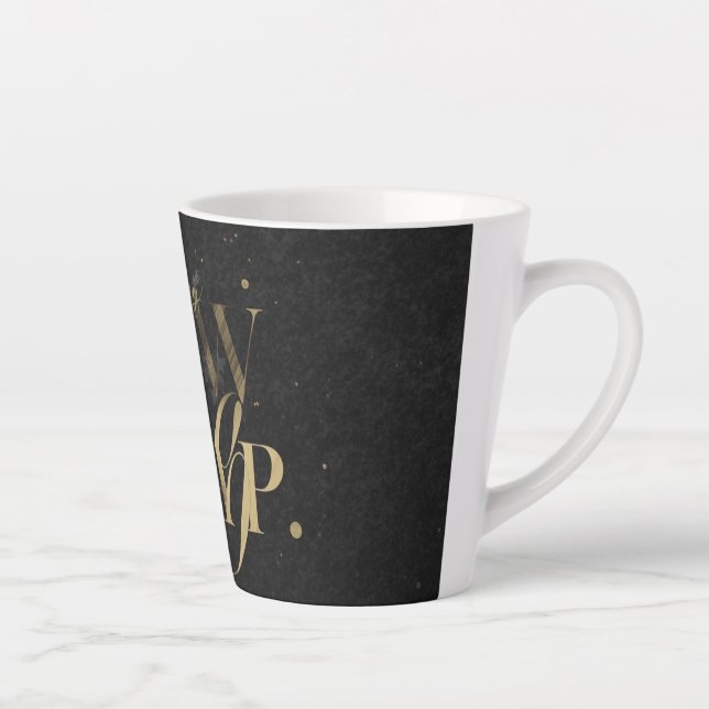Taza De Café Latte Feliz año nuevo  (Derecha)