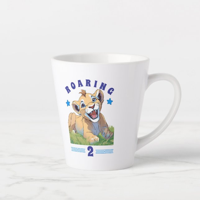 Taza De Café Latte Feliz cumpleaños (Derecha)