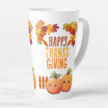 feliz día de acción de gracias otoño