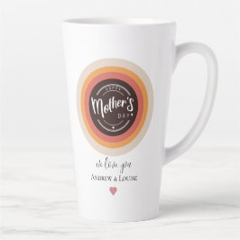 Taza De Café Latte Feliz día de la madre