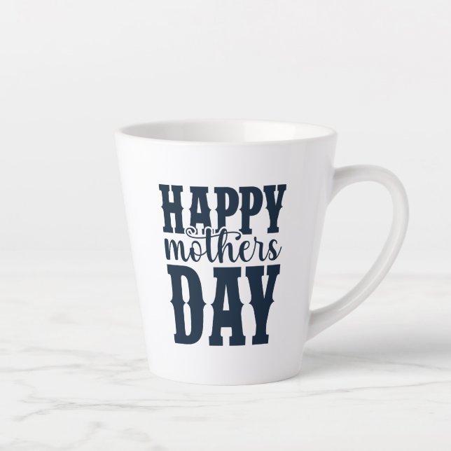 Taza De Café Latte Feliz Día de la Madre-11344 (Derecha)