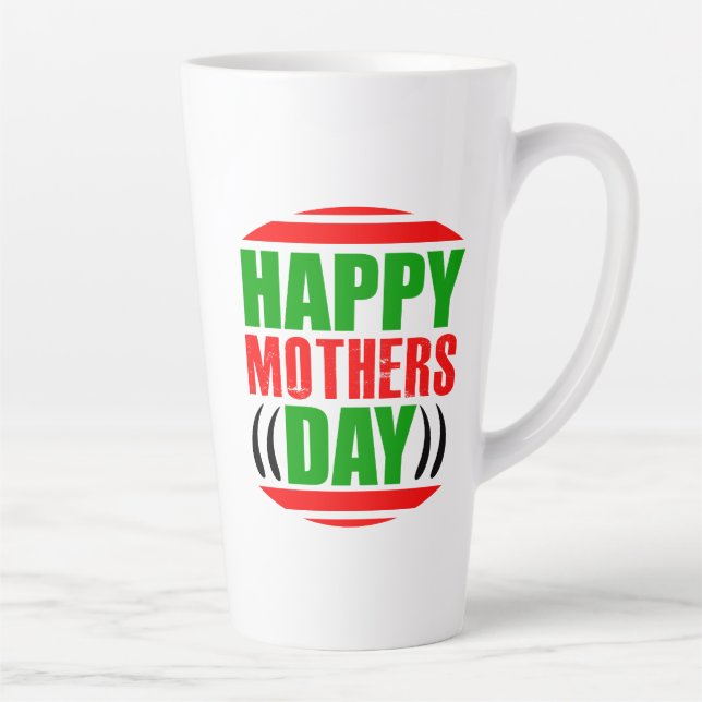 Taza De Café Latte Feliz Día de la Madre-13335 (Derecha)