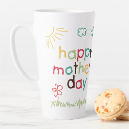 Taza De Café Latte Feliz Día de la Madre 5