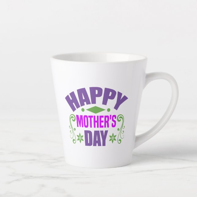 Taza De Café Latte Feliz Día de la Madre-64925 (Derecha)