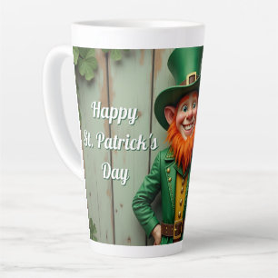 Taza De Café Latte Feliz Día de San Patricio