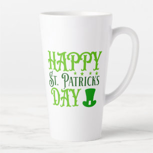 Taza De Café Latte Feliz día de San Patricio
