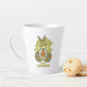 Taza De Café Latte Feliz Eastrawr Latte Mug