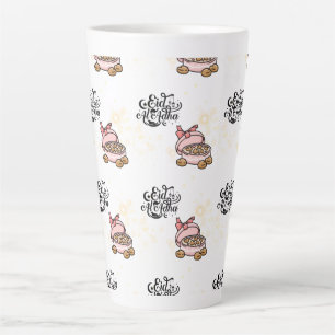 Taza De Café Latte Feliz Eid-Eid Adha Mubarak 2022.