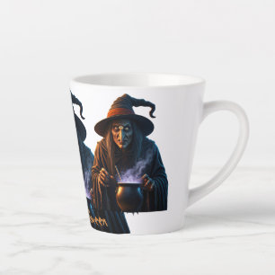 Taza De Café Latte Feliz Halloween
