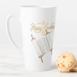 Taza De Café Latte Feliz Hanukkah Entretenimiento