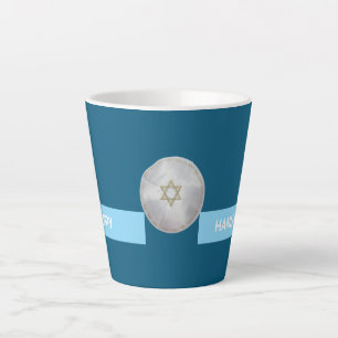 Taza De Café Latte FELIZ HANUKKAH Pequeño