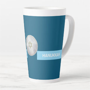 Taza De Café Latte FELIZ HANUKKAH Tall
