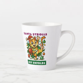 Taza De Café Latte Feliz Navidad
