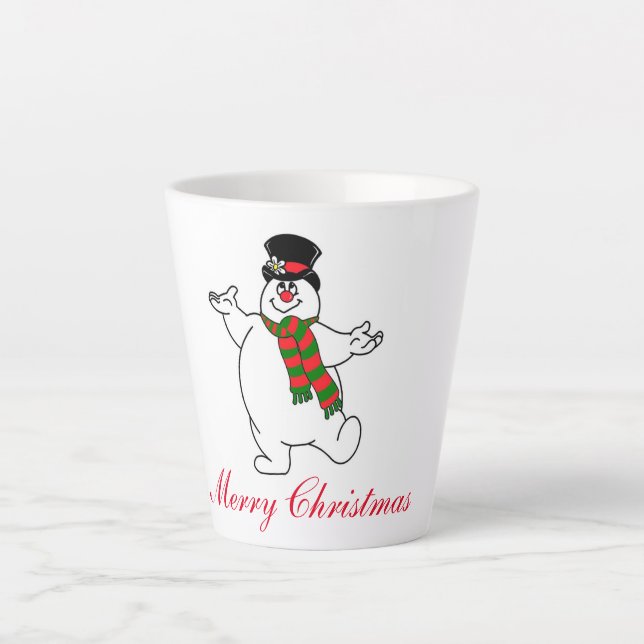 Taza De Café Latte Feliz Navidad (Anverso)