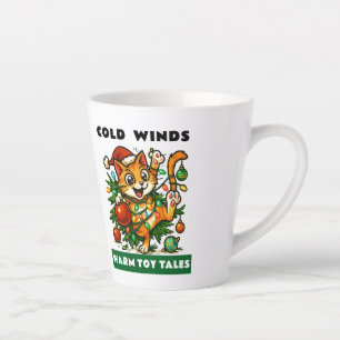 Taza De Café Latte Feliz Navidad