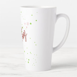 Taza De Café Latte Feliz navidad