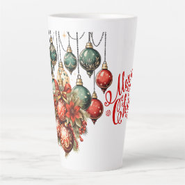 Taza De Café Latte Feliz Navidad