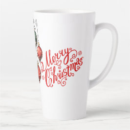Taza De Café Latte Feliz Navidad