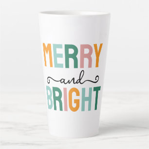 Taza De Café Latte Feliz Navidad Clásico Único Minimalista Sencillo