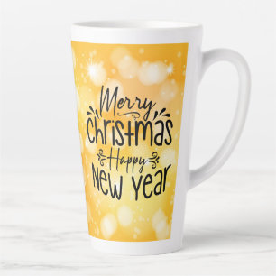 Taza De Café Latte Feliz Navidad Feliz Año Nuevo-45910