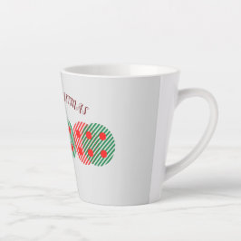 Taza De Café Latte Feliz Navidad Latte Mug