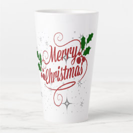 Taza De Café Latte Feliz Navidad Latte Mug