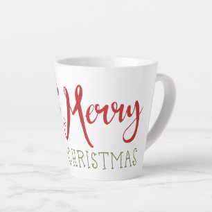 Taza De Café Latte Feliz Navidad linda vaca