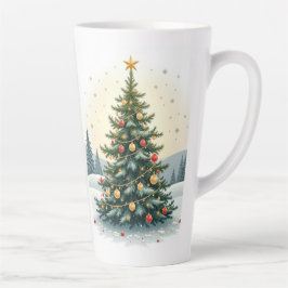Taza De Café Latte Feliz Navidad Mug