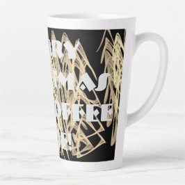 Taza De Café Latte ¡Feliz Navidad y tiempo de café!