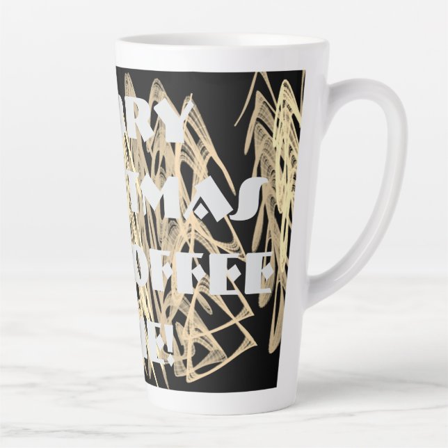 Taza De Café Latte ¡Feliz Navidad y tiempo de café! (Derecha)