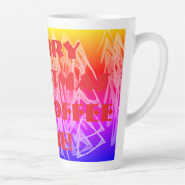 Taza De Café Latte ¡Feliz Navidad y tiempo de café!